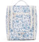 Trousse de toilette pour homme et femme - Trousse de toilette à suspendre et à suspendre - Trousse de toilette pour femme et fille, Petite fleur bleue en Z, s