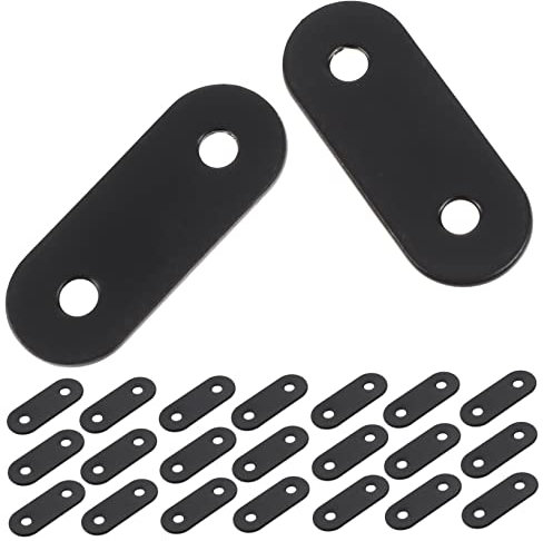 HAWILLOSCH Starke Eckcode-befestigungen 20 Stück Edelstahl-reparaturplatten Metallplattenlöcher