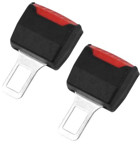 2 Pcs Car Seat Buckle Holder, Universal Car Seat Belt Extender, Car Seat Belt Clips Adjuster, Automobile Accessories Seatbelt Clips Car Seat Safety Clip, Seat Belt Lock Car Seat Extender Buckle Holder