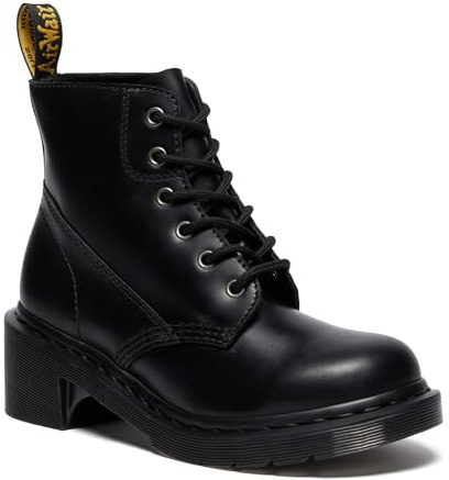 Dr. Martens Women's Alderstone Lace-up Fashion Boot, Black, 3 UK