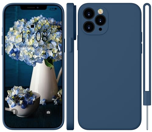 WXX für iPhone 11 Pro Hülle Silikon Case 5.8'' Dunkel Blau | Handyhülle Dünn Slim mit Microfiber,Kratzfeste Rundumschutz Case Hülle für iPhone 11 Pro