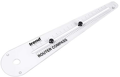 Trend Router Kompass für präzises Kreis- und Bogen schneiden, R/COMPASS/A