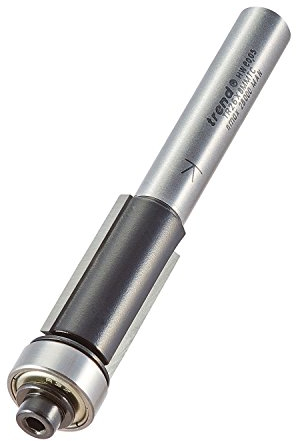 Trend Trade Kugelgelagerter Kantenfräser, 8 mm Schaft, 12.7 mm Schnittdurchmesser, 25.4 mm Schnittlänge, Hartmetallbestückt, TR26X8MMTC