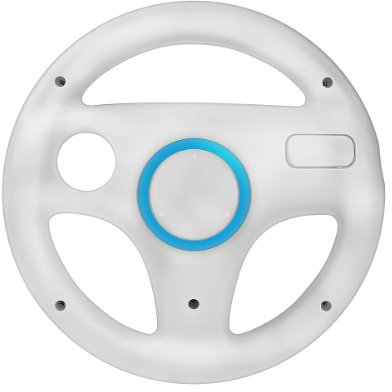 Volante de carreras para Nintendo Wii blanco color