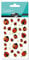 Maildor 560358C Packung mit Stickers Cooky 3D (1 Bogen, 7,5 x 12 cm, idela zum Dekorieren, Sammeln oder Verschenken, Käfer) 1 Pack Marienkäfer