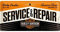Nostalgic-Art Retro Blechschild, 25 x 50 cm, Harley-Davidson – Service & Repair – Geschenk-Idee für Biker, Original Lizenzprodukt (OLP), aus Metall, Vintage Design, Blechschilder Sprüche
