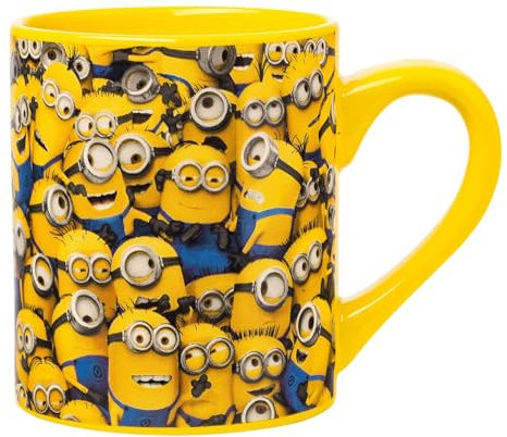 Silver Buffalo Universal's Despicable Me Cluttered Minions Keramik-Kaffeetasse, 400 ml
