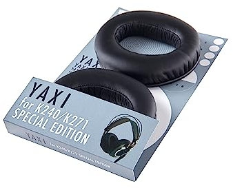 YAXI Ohrpolster für AKG K240/K271, Schwarz, Schaum, Kunststoff