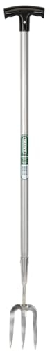 Draper 83774 Stainless Steel Long T Handled Hand Fork