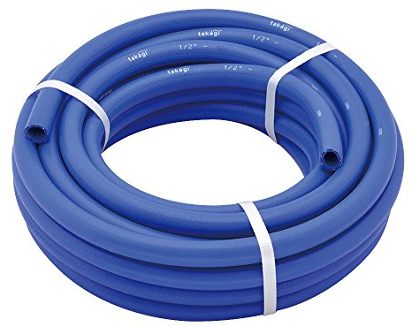 Takagi Premium Gartenschlauch | UV-beständig, Algenresistent & Wetterfest | Blau |10 m