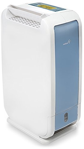 Ivation 13-Pint Small-Area Desiccant Dehumidifier Compact and Quiet - With Continuous Drain Hose for Smaller Spaces, Bathroom, Attic, Crawlspace and Closets - For Spaces Up To 270 Sq Ft, White