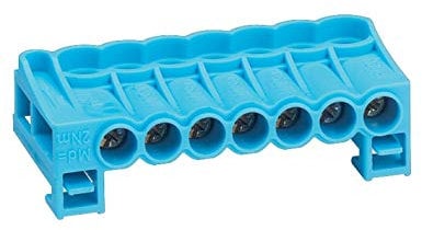 borniers phases - arrivée - cages a vis 4 x 25 mm2 - hager kn04p