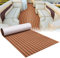 Boots Bodenbelag Eva Teak Decking Pad Selbstklebende Bootsbodenmatte Auflage Rutschfester Boots Marine Bodenbelag Teppich für Boote und Kajak, 240 x 90 x 0,6 cm