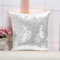 ShinyBeauty Pailletten-Kissen Silber Pailletten-Kissenbezug 18x18 Zoll Pailletten-Kissen für Mädchen Boho Kissenbezüge für Sofa Couch Stuhl Silber 45x45cm Reißverschluss Design Home Festivals