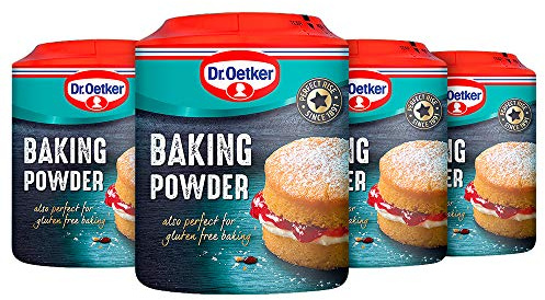 Dr. Oetker Gluten Free Baking Powder, Pack of 4 x 170g