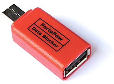 PortaPow USB-C to A Data Blocker
