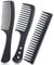 URAQT Breiter Zahnkamm Kit, 3PCS Profi Friseur Kamm, Barbier Haarstyling Salon Lockenkamm Hitzebeständiger Antistatischer Carbon Kamm, Hair Comb für Männer und Frauen