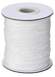 Cordon pour store romain 1,5 mm et 2 mm Blanc (1,5 mm, 10 mètres)