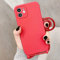 Emlivi Coque pour iPhone 11 avec Cordon de Collier, Coque iPhone 11 Silicone TPU Bumper Cover Réglable Longueur Chaîne Etui de Housse de Protection pour iPhone 11 Case, Rose Rouge