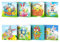 ycyingcheng DIY 5D Diamant Grußkarten, Ostern Diamant Karte Kit, Bunny Egg Hunt Diamant Kunst Grußkarte, Ostern Geburtstag Karten Craft Kit für Klassenzimmer Aktivitäten, 8PCS