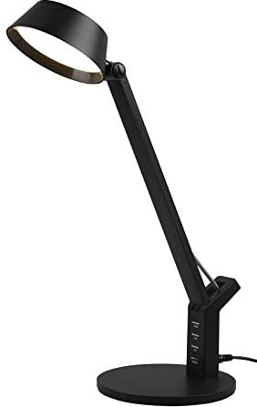 Trio Leuchten LED Tischleuchte Ava 523090131, Kunststoff Schwarz matt, inklusiv 5 Watt LED