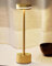 FUNTAPHANTA LED Battery Operated Cordless Table Lamp with Touch Sensor, Aluminum Lamp Body, 3 Level Dimming, 4000mAh Rechargeable Battery, 3000K Warm Light, for Dining Table (Gold)