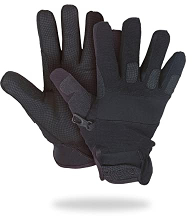 SHOKE - Guantes anticortes policiales nivel 5 - Guantes de trabajo para las Fuerzas y Cuerpos de Seguridad - Protección de kevlar en nudillos y pulgar - Resistencia al corte por cuchilla y abrasión L