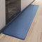 Color G Küchenläufer 44x150CM, küchenteppich waschbar rutschfest, Teppich küche mit Ölfest und Wasserdicht PVC, Gummirücken Küchenmatte für Esszimmer, Küche, läufer Flur(Blau)