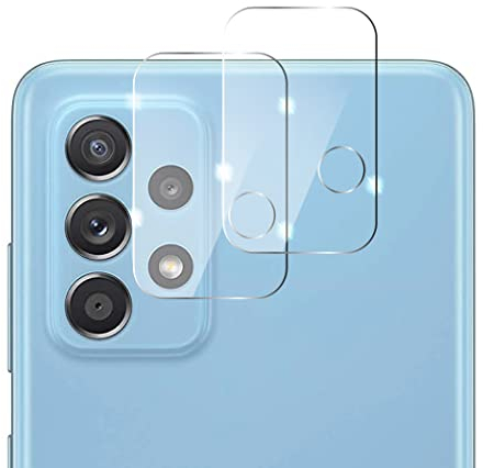 QUITECO Kamera Schutz Glas für Samsung A52 4G / A52 5G / A52S 5G / A72 4G / A72 5G [2 Stück] Panzer Schutzfolie Linsenschutz Kameraglas