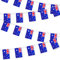 Wimpelkette mit australischer Flagge, Polyester, 9,2 m, 30 Stück, Party-Dekorationen für den Innen- und Außenbereich