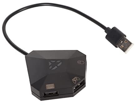 Vikye Convertisseur Clavier Souris pour Switch, Adaptateur de Contrôleur de Jeu Compatible avec Switch, pour PS4 pour Xbox One pour PS3 pour Box 360