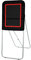VEVOR zusammenklappbarer Lacrosse-Rebounder für den Hinterhof, 90 x 120 cm großes Volleyball-Rücksprungnetz, Pitchback-Throwback-Baseball-Softball-Return-Trainingsschirm, verstellbarer Winkel, Schießü