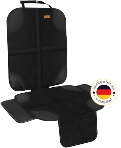 O³ Sitzschoner Auto Kindersitz, 1 Stück Autositzschoner Isofix, rutschfeste Autositzauflage, Rücksitzschoner für Babyschale, Kindersitzunterlage, Sitzauflage Haustiere
