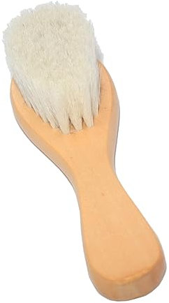DOITOOL 1stück Haarbürste Aus Naturwolle Sanfte Shampoo-bürste Für Neugeborene Ergonomischer Holzgriff Für Bad Und Pflege Für Empfindliche Kopfhaut