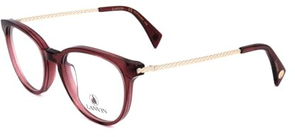 Lanvin Unisex LNV2613 Sunglasses, 601 Deep Red, 51