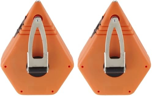 REDIBLUE Keson P100 (Pack of 2) Octoganal Chalk Line Reel, 1.5mm String, 2-4-Ounce Capacity, 100-Foot