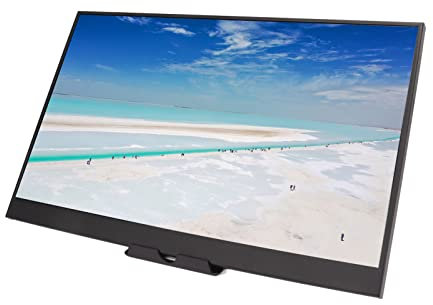 ciciglow Moniteur Portable 2560 X 1440, Moniteur Portable 17,3, Amplificateur Audio, 2K, 2 Interfaces de Type C avec Rétroéclairage LED pour Les Jeux sur Ordinateur