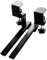 xiruiubao Bandeja Teclado Bajo Mesa, Soporte Teclado Ordenador Bajo Mesa con Abrazadera C, Extensible Bandeja Teclado Silenciosa para la Oficina, 235mm X 140mm (Negro)