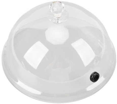 Cloche à Fumer, Couvercle en Forme de Dôme, Couvercle de Tasse pour Assiettes, Bols, Verres, Infuseur à Fumer, Accessoire pour Cocktail, Boissons Alimentaires (31,5 cm)