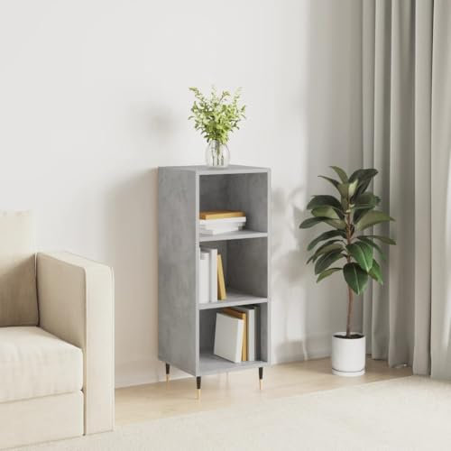 Xichuzi Aparador de Madera de ingeniería Gris hormigón 34,5x32,5x90 cm, Aparadores para Salon, Aparador Entrada Recibidor, Aparador Cocina, Vitrinas para Salon, Muebles Auxiliares828712