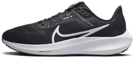 NIKE Air Zoom Pegasus 40 Women's Trainers DV3854 (Black/White/Iron Grey 001) UK 5 (EU 38.5)