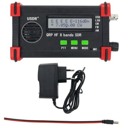Suoumwa Trasmettitore QRP SSB SDR FT8 USB LSB CW FM AM, Trasmettitore QRP HF A 8 Bande SDR, Trasmettitore SDR A 8 Bande con Spina EU