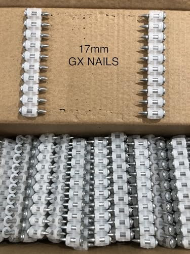 17mm GX Nails for Hilti GX3/GX100/GX120 Nail Guns, Pack of 1000