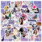 Olivia Stickers, 110 PCS No-Repeat Waterproof Pop Singer Decal for Water Bottles, Book, Skateboard, Laptop, Guitar, Suitcase, Music Stickers Gifts for Fans