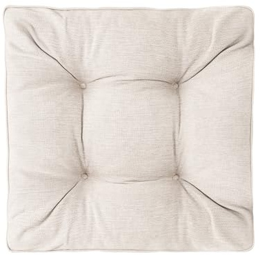 Best Wool Lounge Kissen für Rattan Gartenmöbel 70x70 cm - Loungekissen für Stuhl - Sitzkissen Rattanmöbel - Hochwertiges Polypropylen