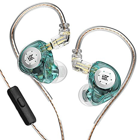 Ejoyous in Ear Monitors Headphones, Wired in-Ear Earbuds EDX PRO HIFI Deep Bass Sound Headphones Stage Earphone Dual Magnetic Dynamic Driver, for Singer Musician DJ Stage (With Mic)