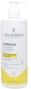 ALVADIEM Nutri-Komfort Duschgel Surgras 400 ml mit Bio-Gelée Royale – Für trockene & empfindliche Haut – 2-in-1 Feuchtigkeitsspendende Reinigung, Präbiotika – Seifenfrei & ohne Sulfate