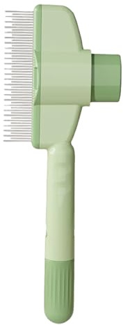 Hundebürste, Katzenbürste, Selbstreinigende Flohbürste Für Hunde & Katzen Gegen Verfilzen Und Zecken Sanfte Grooming-Bürste Mit Massageeffekt, Entfernt Lose Haare Und Knoten (18cm)