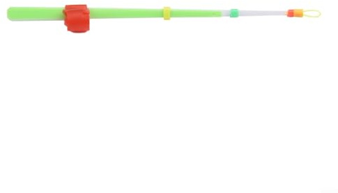 Mini canna da pesca sul ghiaccio, set di 5 indicatori di sezione frontale, in materiale ABS, per canne da pesca sul ghiaccio in serbatoio, fiume, ruscello e pesca in barca