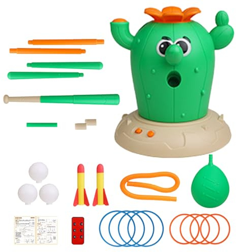 Kinder springendes Spielzeug - Kaktus Fernbedienung Sportspiele,Kinder Übung Musikalisches Springendes Spielzeug,Für und Mädchen, drinnen und draußen, Garten, Hof, Schule, Party, Geburtstag